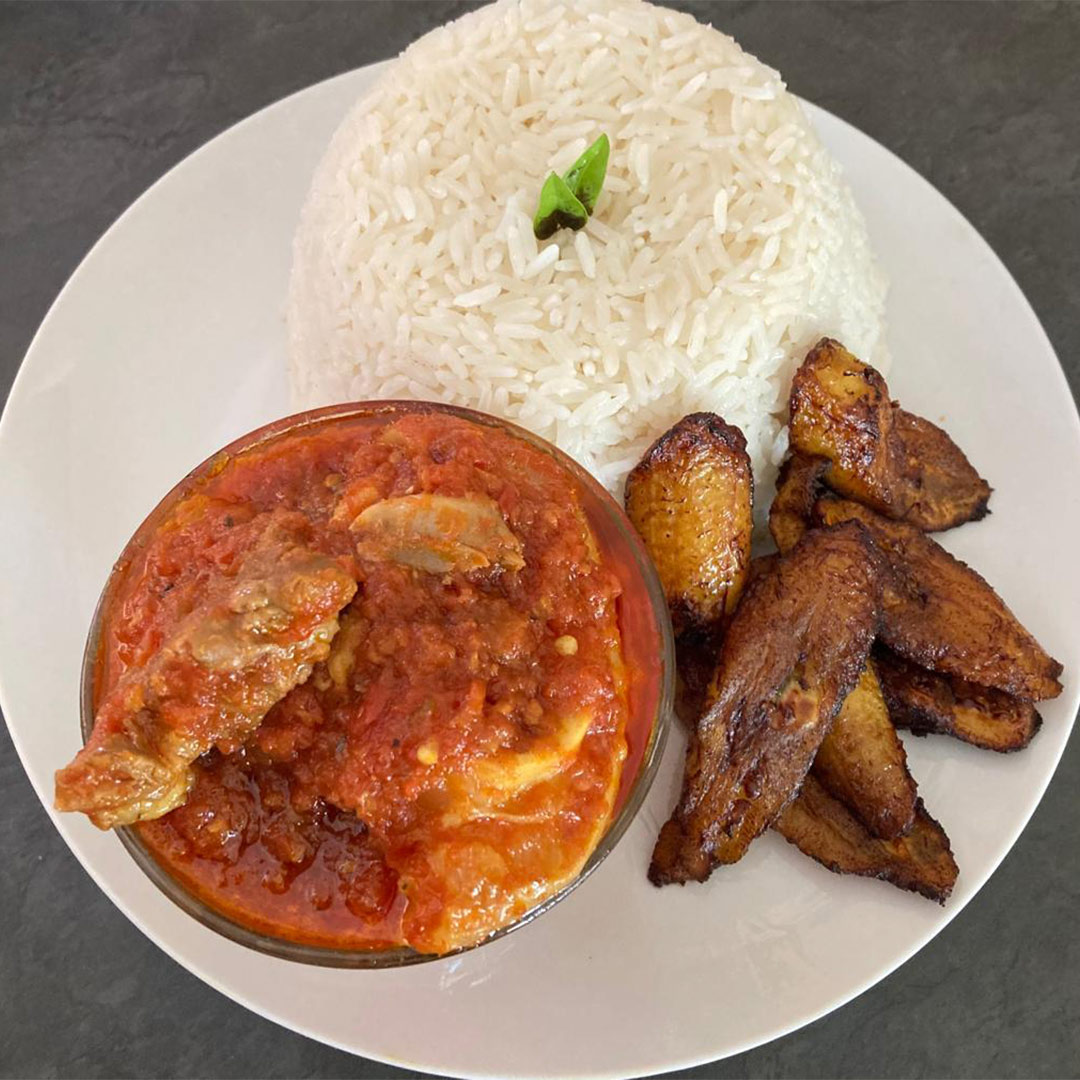 Steamed rice and stew – Munchies